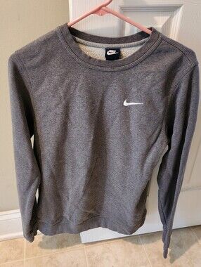 Nike Gray Crewneck Sweatshirt, Size S